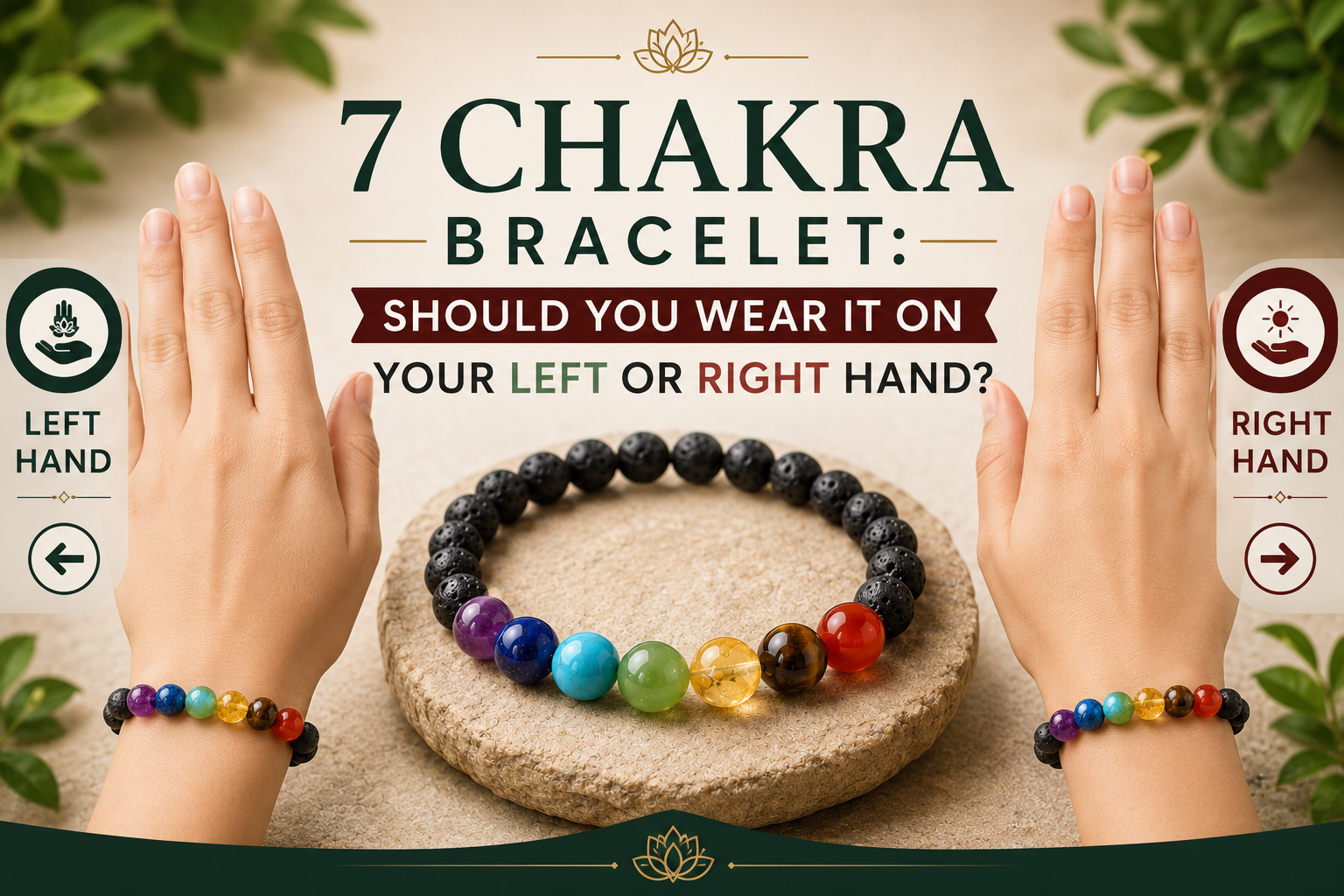 7 Chakra Bracelet: Should You Wear It on Your Left or Right Hand?