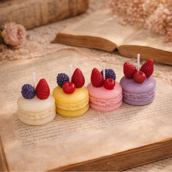 Macrons Candles Pack Of 4