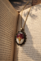 Deep Red Rose Pendant