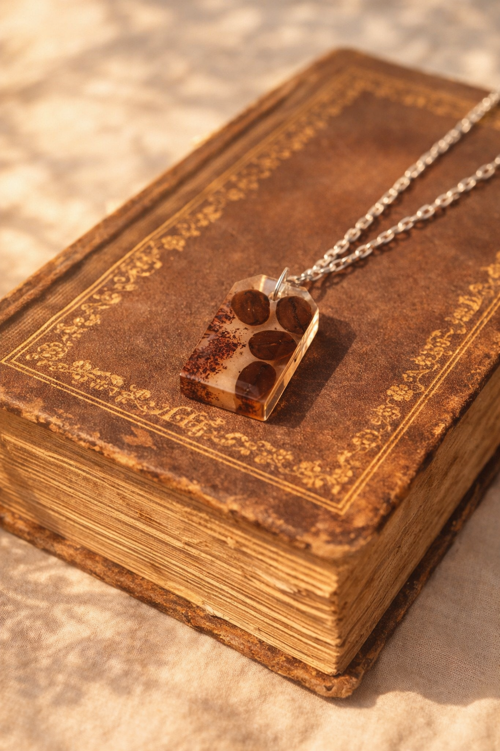 Unisex Coffee Bean Pendant