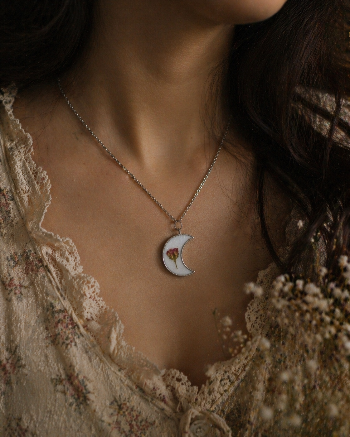 Real Rose Pendant