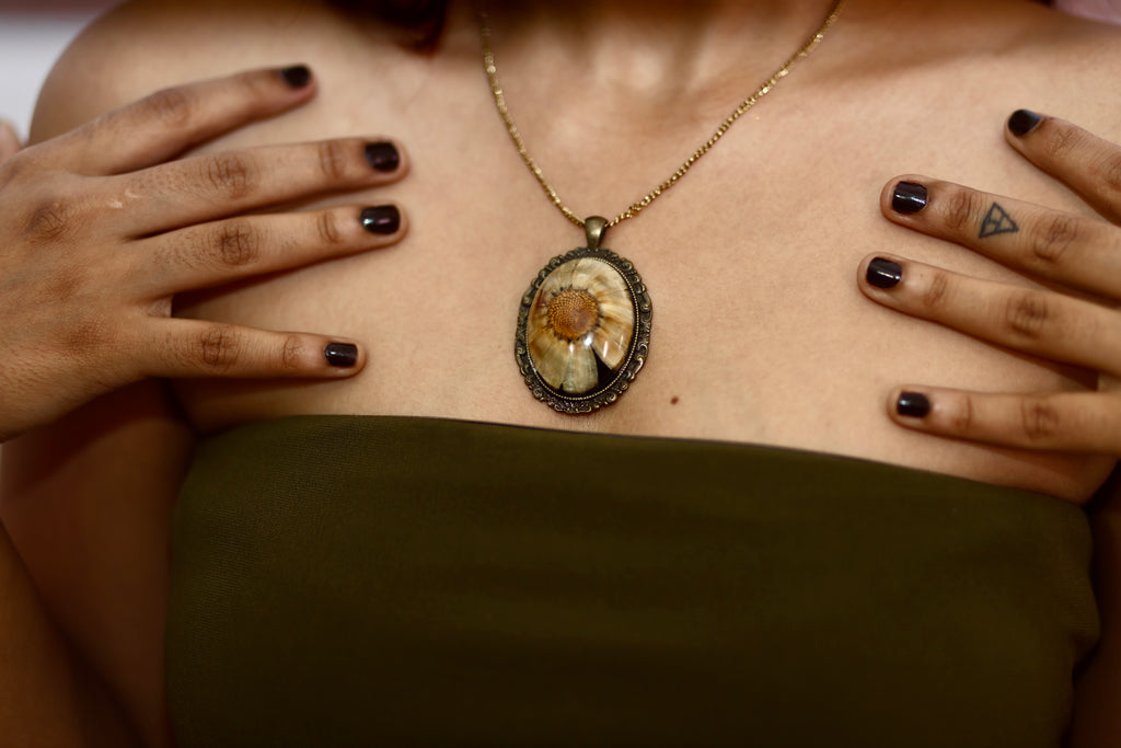 Sunflower Blooming Pendant