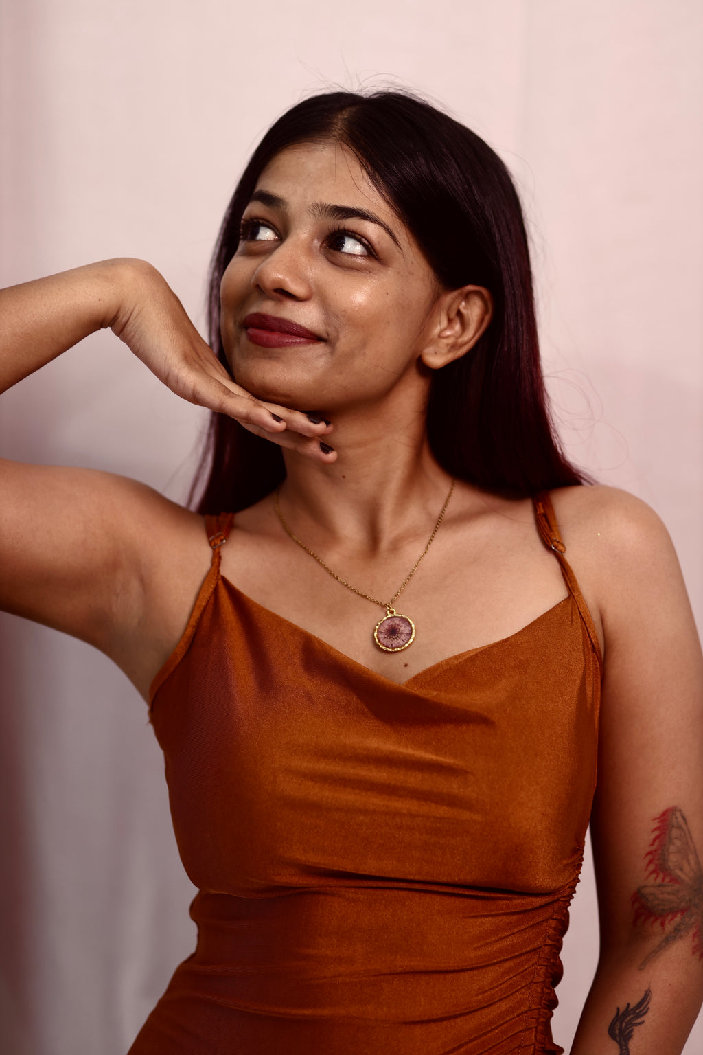 Chrysanthemum Pendant: “Whispers of Wisdom”