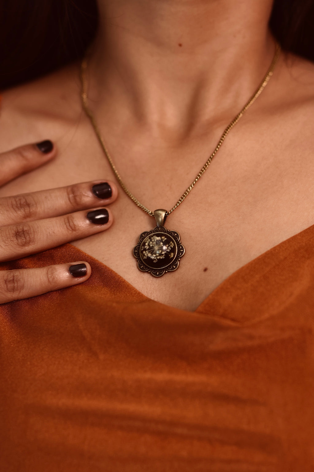 Queen Anne's Lace Pendant