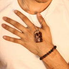 Unisex Coffee Bean Pendant: “For the Caffeine Soul