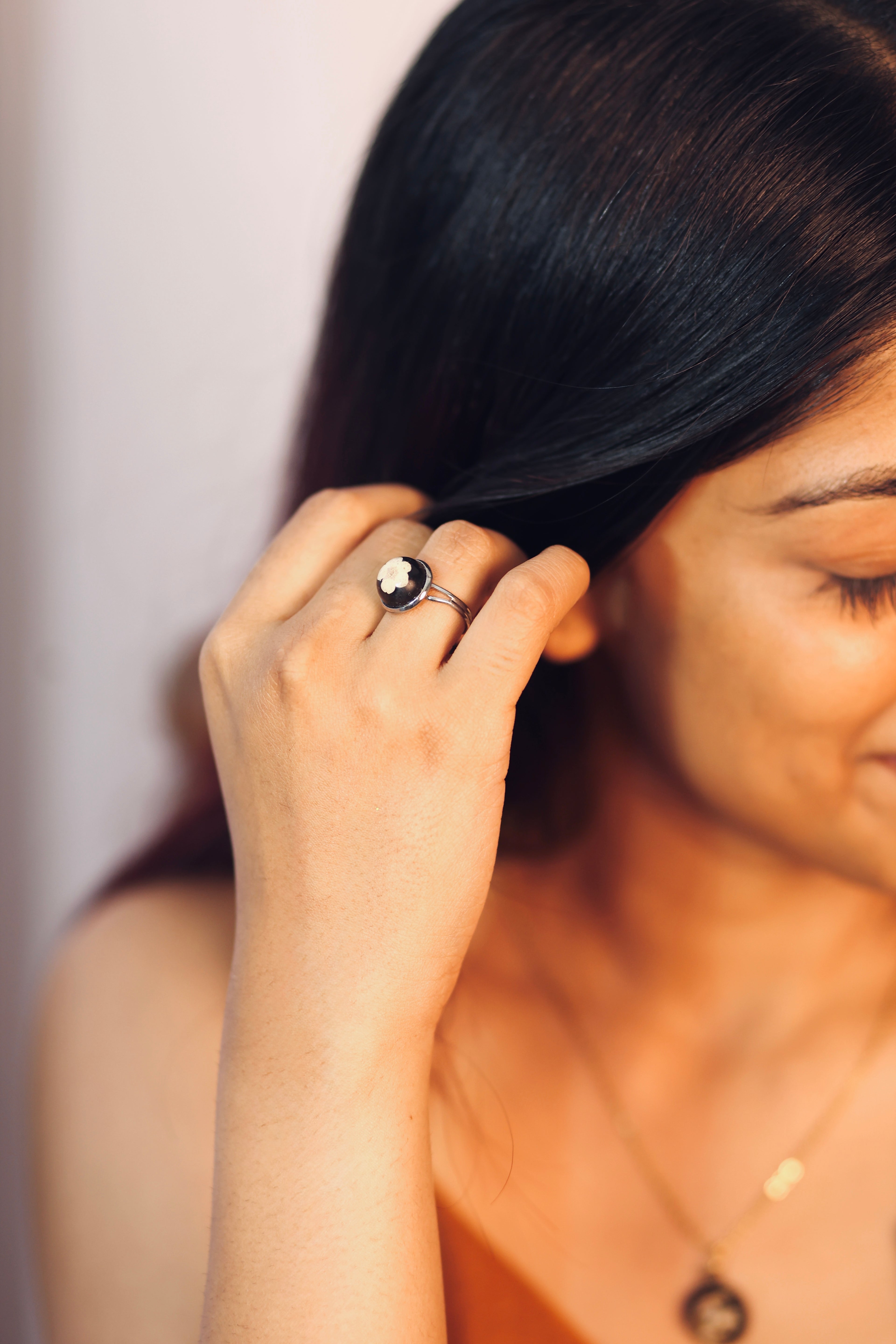 Blossoms Adjustable Ring: “Bloom with Every Touch”