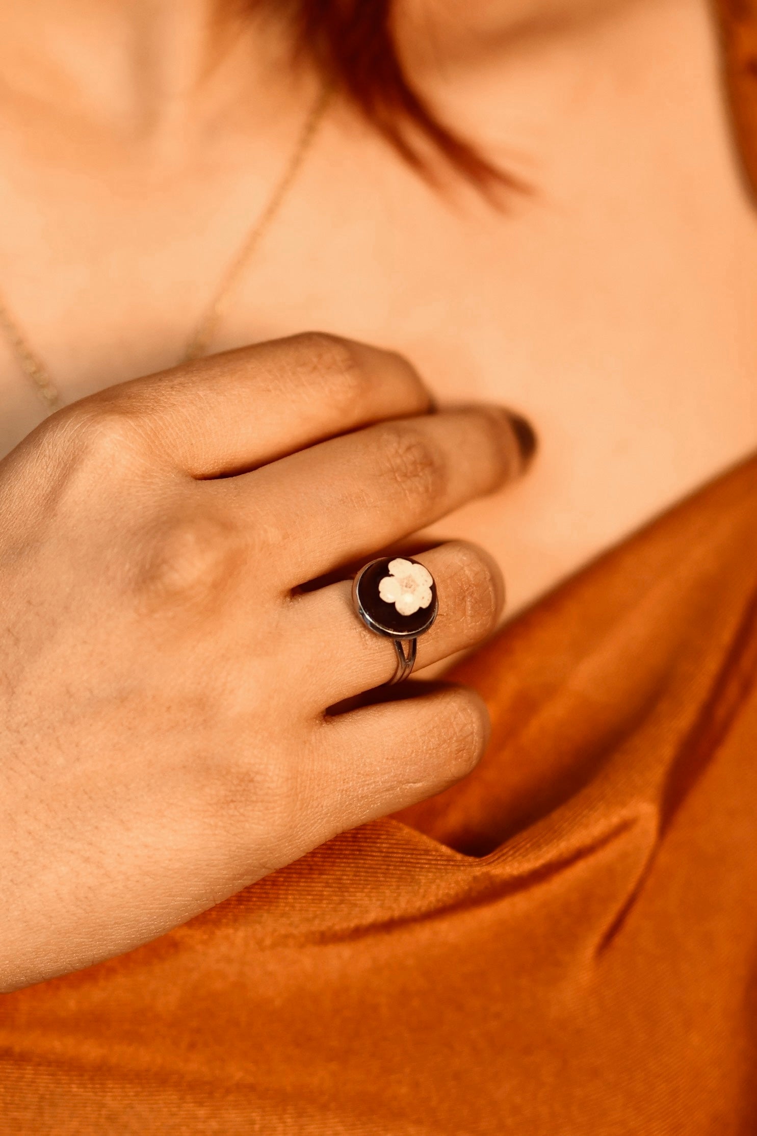 Blossoms Adjustable Ring: “Bloom with Every Touch”
