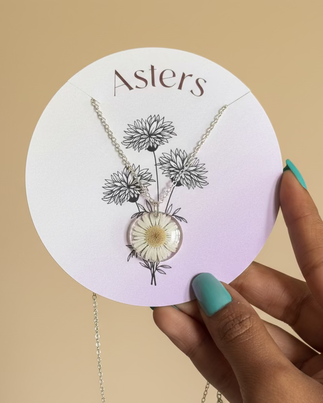 White Aster Pendant
