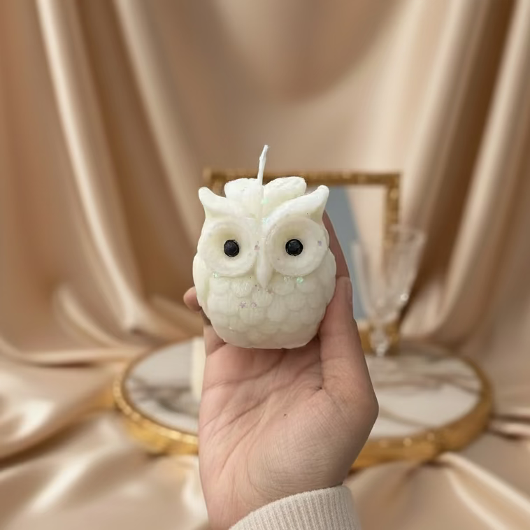Potter's Hedwig Owl Candle